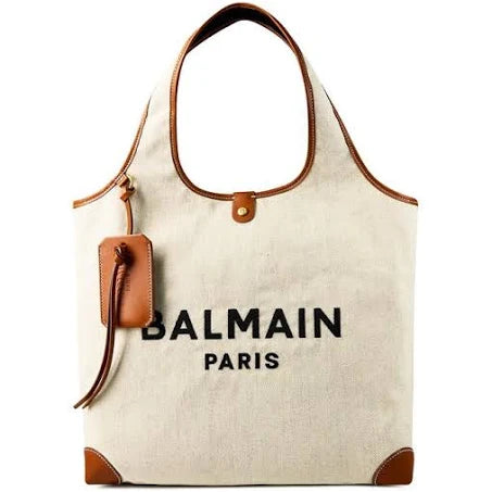 BALMAIN B-Army Grocery Bag - Brown