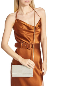 Thumbnail for Carvela Gala Clutch Fabric Bag Gold