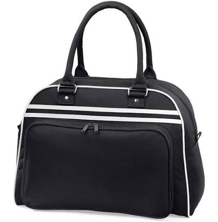 Bagbase - Retro Bowling Bag - Black/White / One