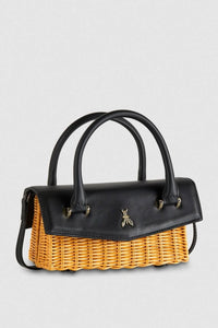 Thumbnail for Patrizia Pepe Fly Bambi Straw Bag - Neutrals Size One Size