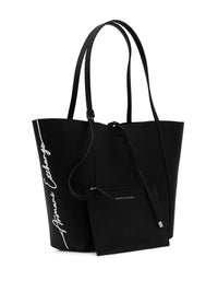 Thumbnail for A|X Armani Exchange Reversible Logo Tote Bag - Black Size One Size