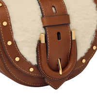 Thumbnail for Fossil Women's Harwell Leather Small Flap Crossbody Bag