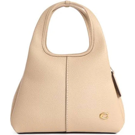 Womens Coach Lana 23 Leather Shoulder Bag Ivory