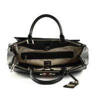 Thumbnail for VG930707 Guess Black nelka satchel bag