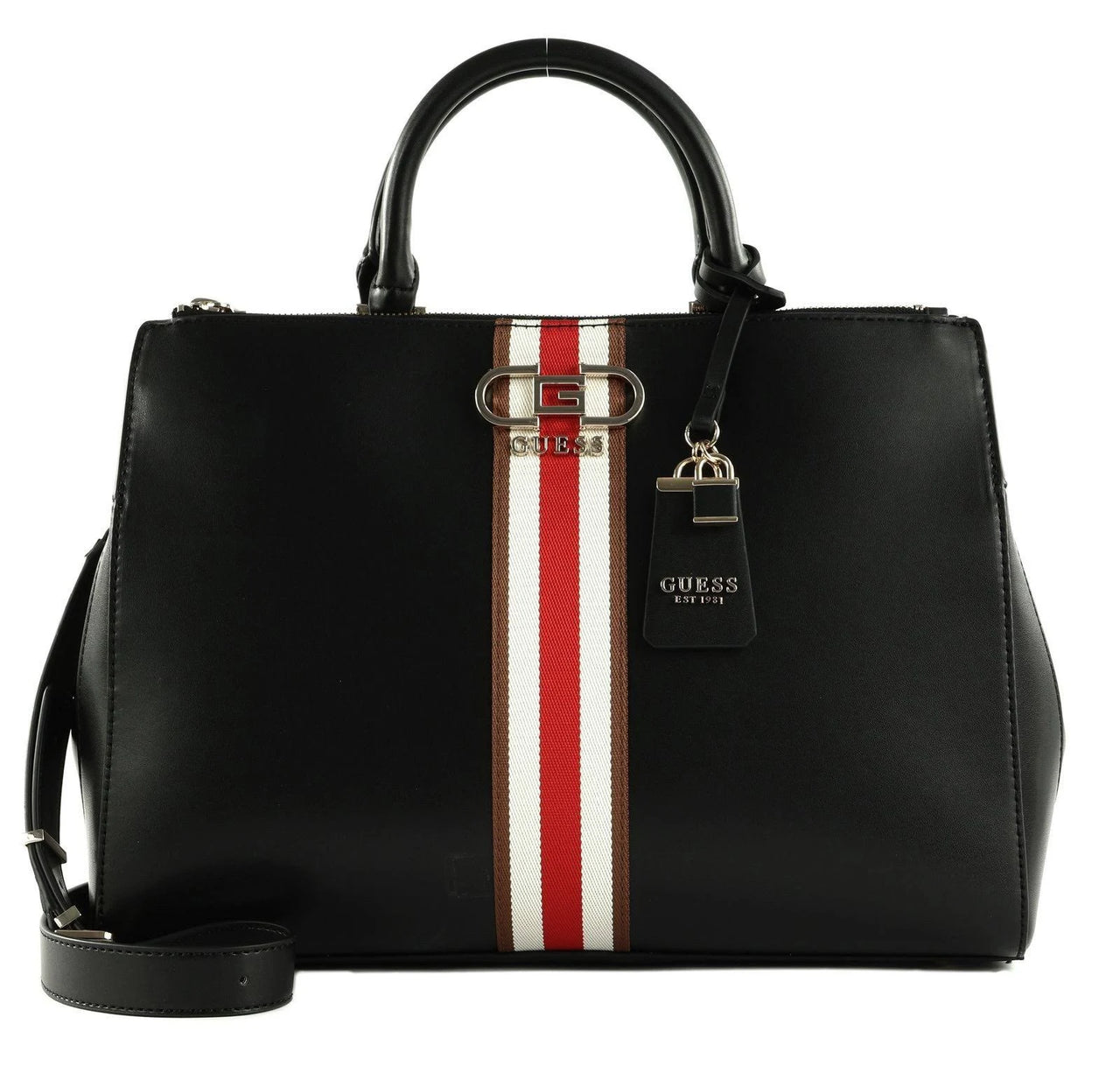 VG930707 Guess Black nelka satchel bag