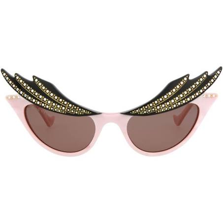 Gucci Cat Eye-Frame Acetate Sunglasses