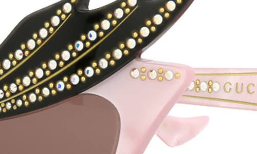 Gucci Cat Eye-Frame Acetate Sunglasses