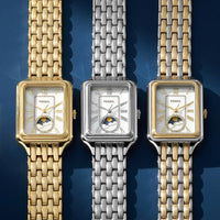 Thumbnail for Fossil Women's Raquel Sun Moon Multifunction Gold-Tone Stainless Steel Watch