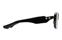 Thumbnail for DITA HYPHER-1183 Semi Metal/Plastic Mens Sunglasses, DTS466-A-01 BLACK - WHITE GOLD