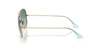 Thumbnail for Ray Ban Aviator Gradient Blue Unisex Sunglasses RB3025 001/3M 62
