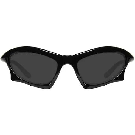 Balenciaga Bat Rectangle Sunglasses 001 Black