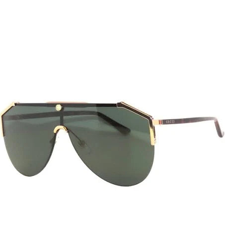 Gucci Gg0584s 0584s 002 Gold Havana Green Sunglasses 0584