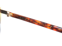Thumbnail for Gucci Gg0584s 0584s 002 Gold Havana Green Sunglasses 0584