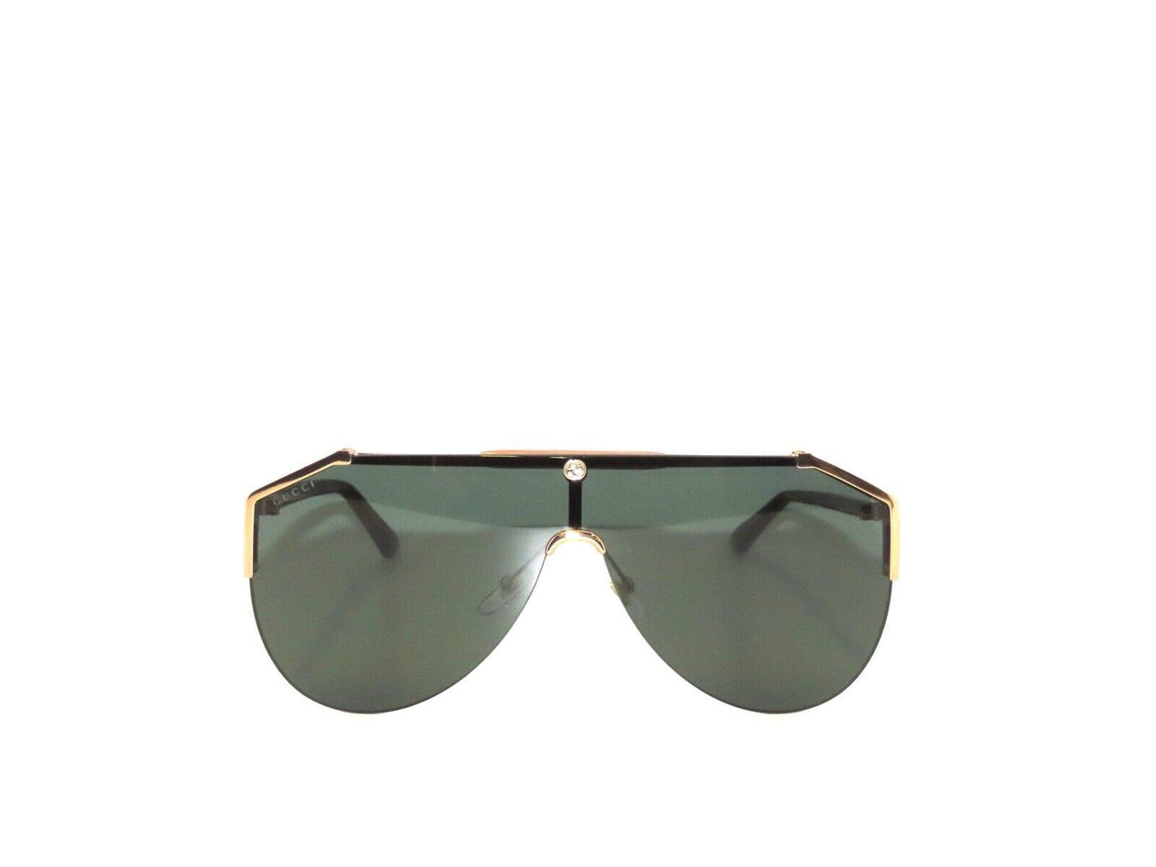 Gucci Gg0584s 0584s 002 Gold Havana Green Sunglasses 0584