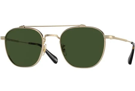 Oliver Peoples Mandeville OV1294ST Gold Green Sunglasses