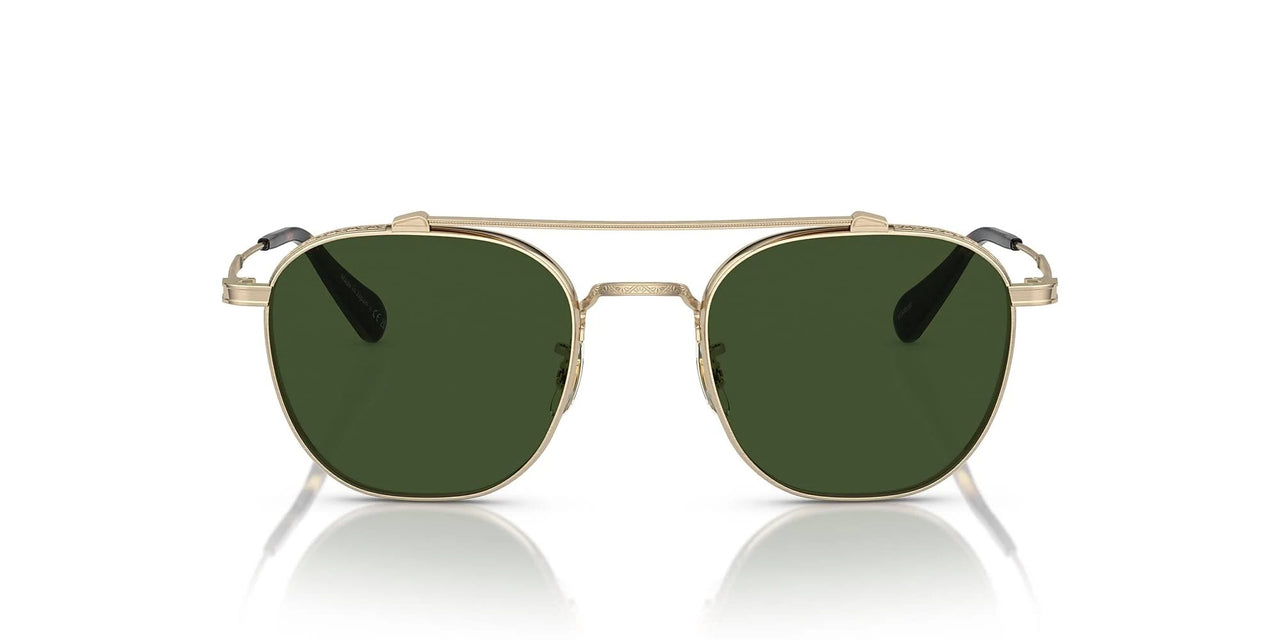 Oliver Peoples Mandeville OV1294ST Gold Green Sunglasses