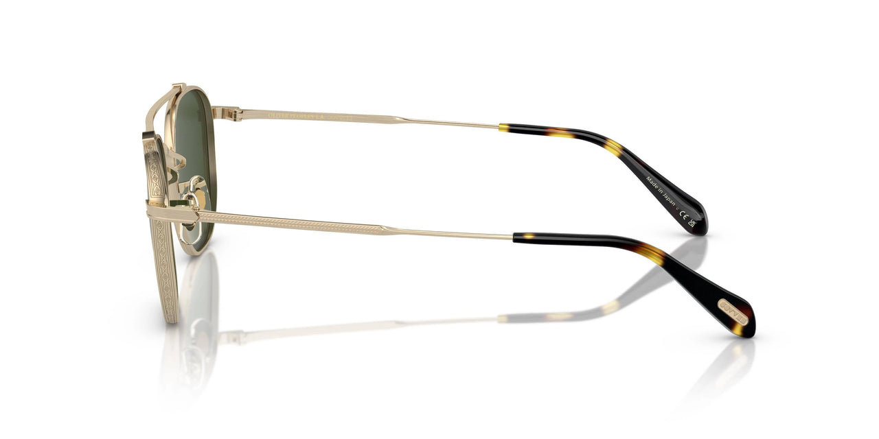 Oliver Peoples Mandeville OV1294ST Gold Green Sunglasses