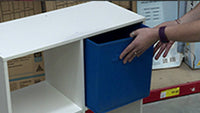 Thumbnail for Flexi Storage Clever Cube White 2 x 3 Compact Storage Unit