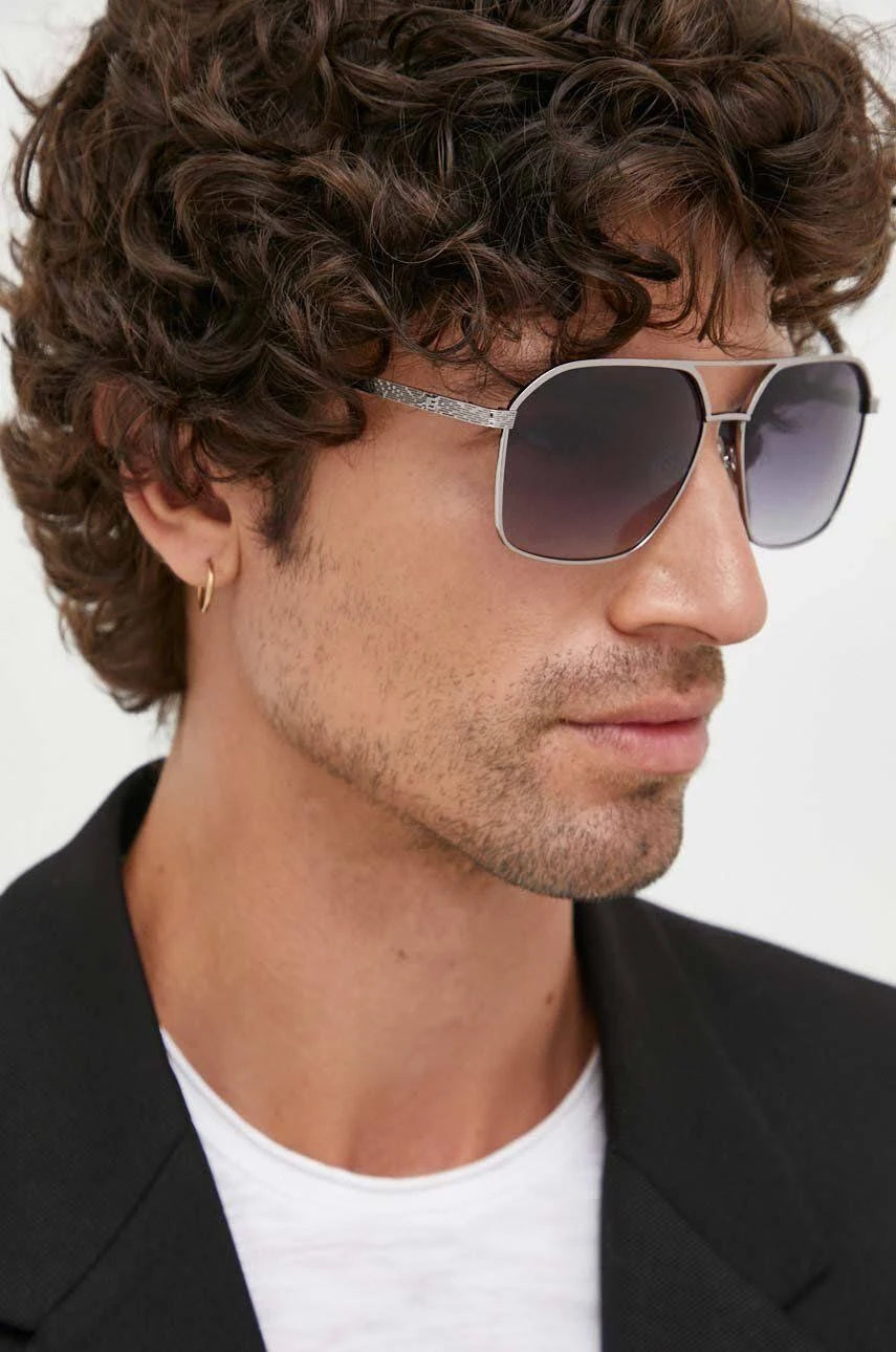 Guess Gray Men Sunglasses