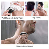 Thumbnail for MAX-T Electric Shaver, 3D Rechargeable Men's Electric Razors Wet & Dry Cordless