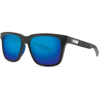 Thumbnail for Costa Pescador 580G Polarized Sunglasses in Net Gray / Blue Rubber / Blue Mirror