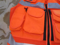 Thumbnail for Protec Hi Viz Utility Orange Vest Police Security Search & Rescue