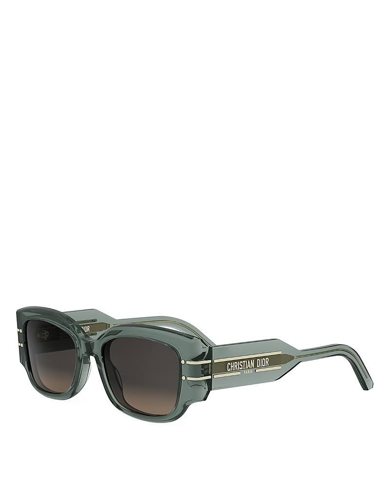 Dior Signature Rectangular Sunglasses, 52mm
