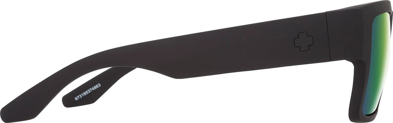 Spy Optic Cyrus, Square Sunglasses, Color and Contrast Enhancing Lenses, Matte ...