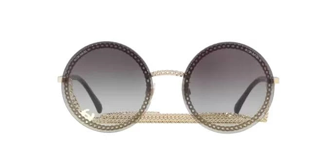 CHANEL 4245 Sun Glasses 135 58 18 C395/S6 Golden frame Grey gradient lenses Metal