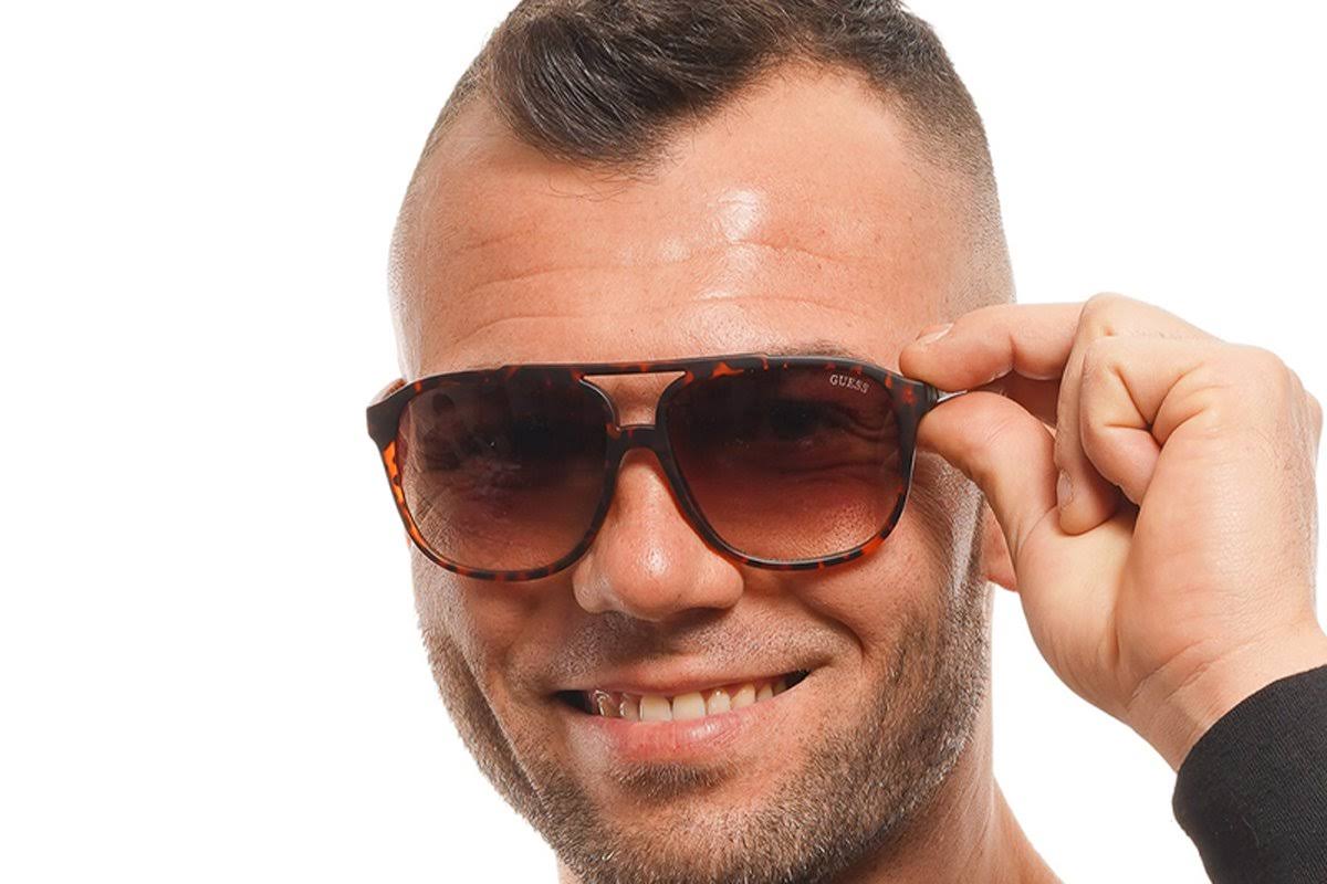 Guess Brown Men Sunglasses
