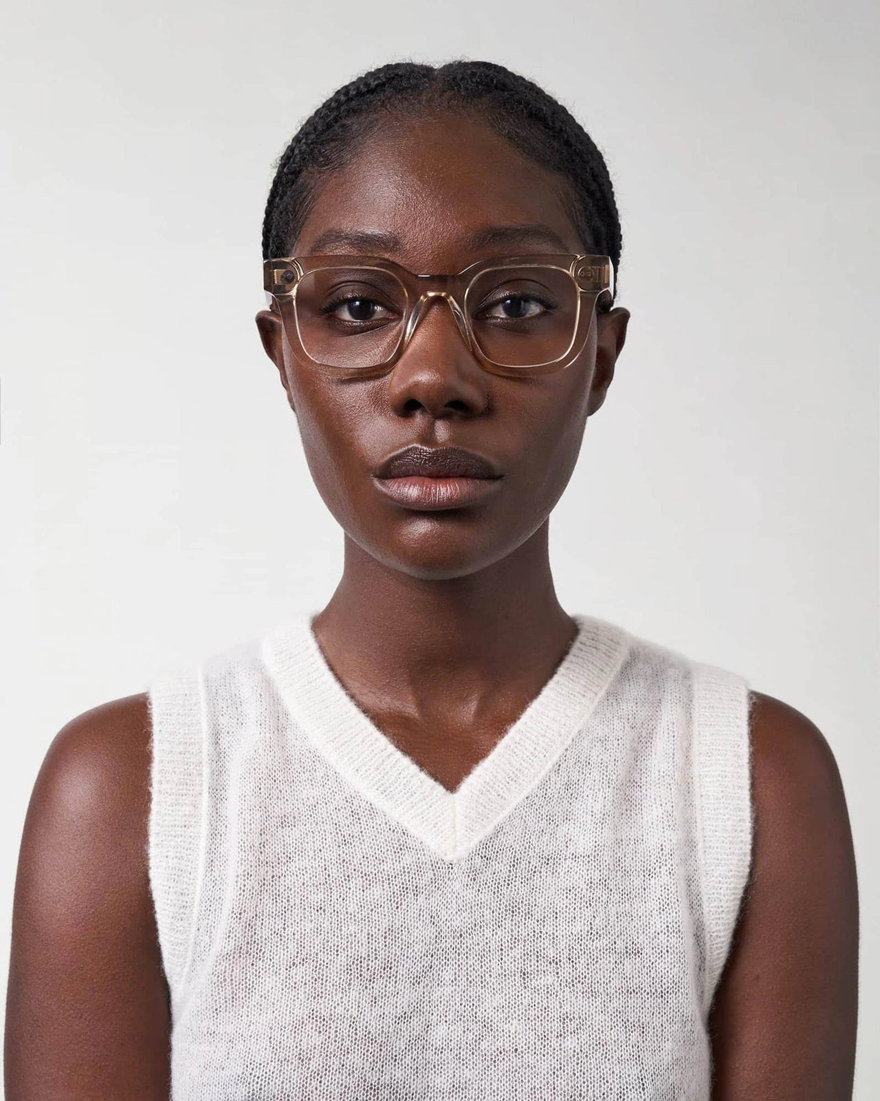 CHIMI | 04 Core Optical | Ecru & Clear Lens Glasses
