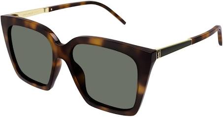 Saint Laurent SL M100 003 Havana Green Sunglasses
