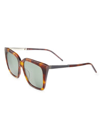 Thumbnail for Saint Laurent SL M100 003 Havana Green Sunglasses