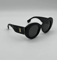 Thumbnail for brand new burberry be4370u margot 300187 black/dark grey women sunglasses