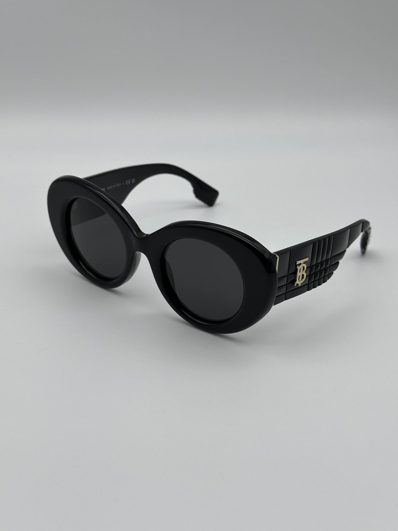 brand new burberry be4370u margot 300187 black/dark grey women sunglasses