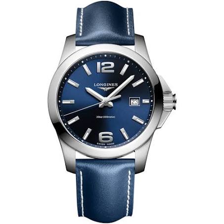 Longines Watch Conquest Mens - Blue