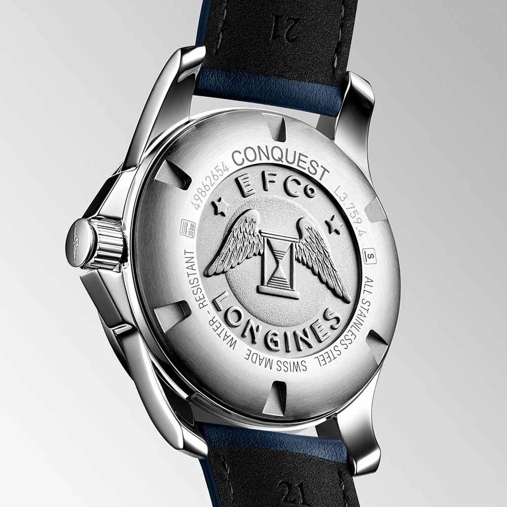 Longines Watch Conquest Mens - Blue