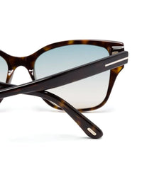Thumbnail for Tom Ford Eyewear Elsa square-frame Sunglasses - Brown