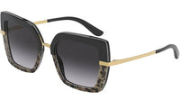 Thumbnail for Dolce & Gabbana Half Print Sunglasses - Black