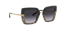 Thumbnail for Dolce & Gabbana Half Print Sunglasses - Black