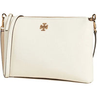 Thumbnail for Tory Burch Kira Pebbled Wallet Crossbody - New Cream