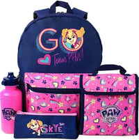 Thumbnail for Paw Patrol Backpack Set (Pack of 4) (One Size, Pink/Navy)