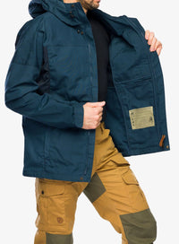 Thumbnail for Fjallraven Men's Kaipak Jacket Mountain Blue-Dark Navy