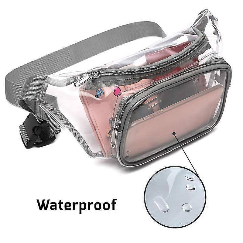Clear Fanny Pack Waterproof Cute Waist Bag Stadium Approved Clear Purse ...