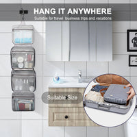 Thumbnail for Hanging Travel Toiletry Bag,Large Capacity Cosmetic Travel Toiletry Organizer For ...