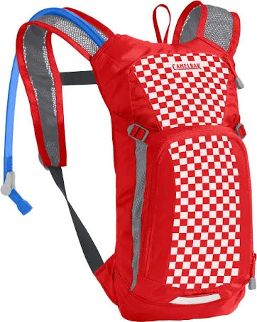 CAMELBAK - Kids' Mini M.U.L.E. 50 oz Hydration Pack Racing Red Check