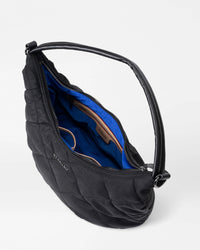 Thumbnail for MZ Wallace Quilted Bowery Shoulder Bag Black/Gunmetal
