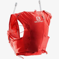 Thumbnail for Salomon Women's ADV Skin 8 Set Trail Running Vest (Red)