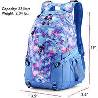 Thumbnail for High Sierra Loop-Backpack School Travel or Work Bookbag with tablet-sleeve Shine ...