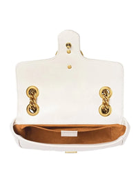 Thumbnail for Gucci Women's Mini Gg Marmont Matelasse Shoulder Bag - Mystic White